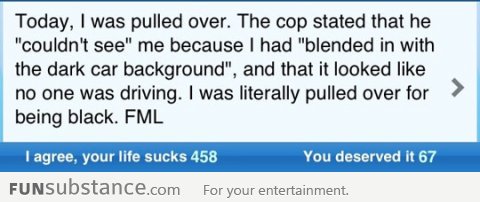 Pulled over for being black