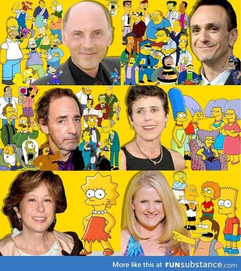The faces behind The Simpsons