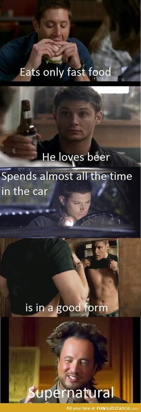 Something only Dean could pull off