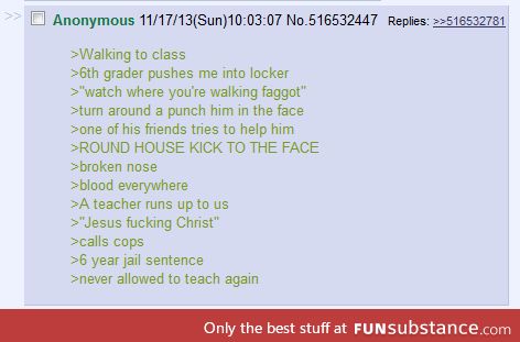 That'll teach him!
