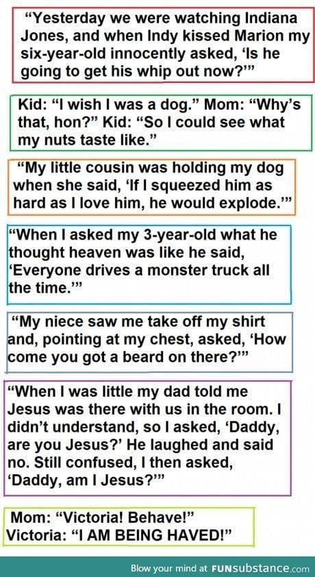 Strange shit kids say