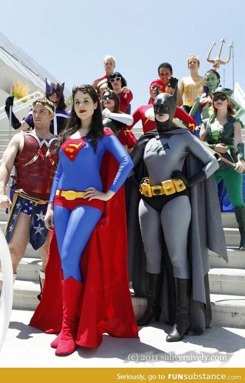 Gender Bent Justice League....