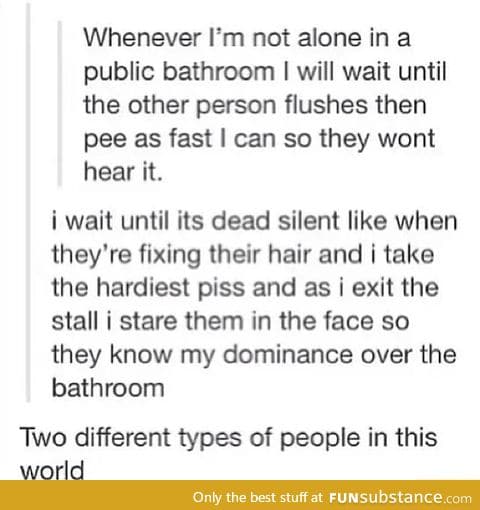 Two types of people