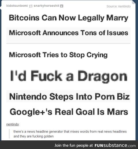 News headline generator