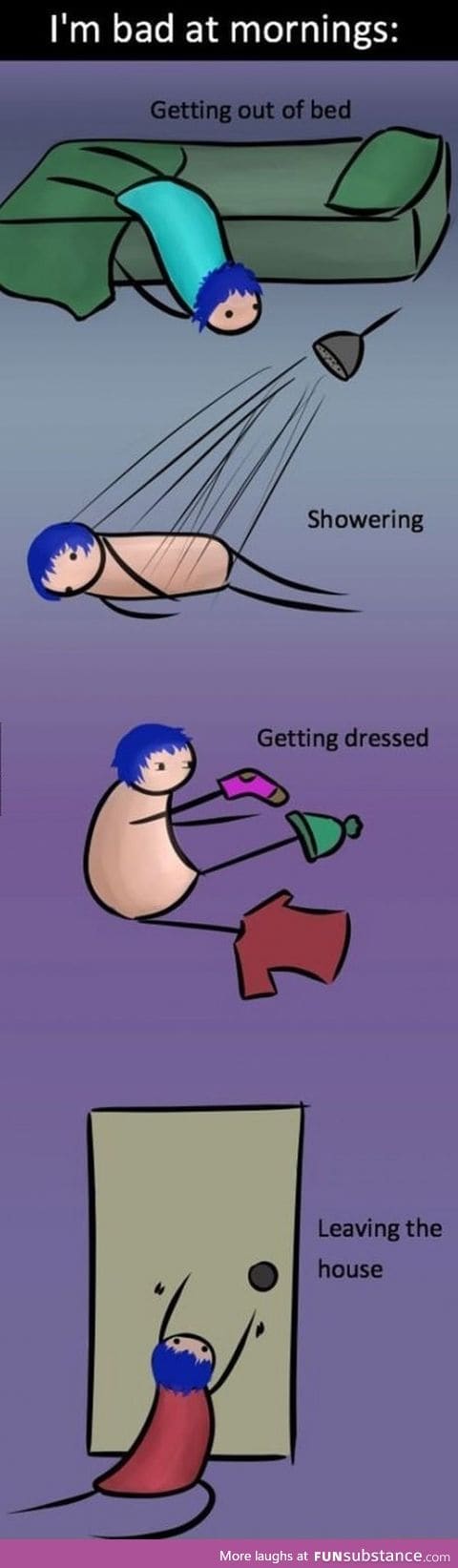 Bad at mornings