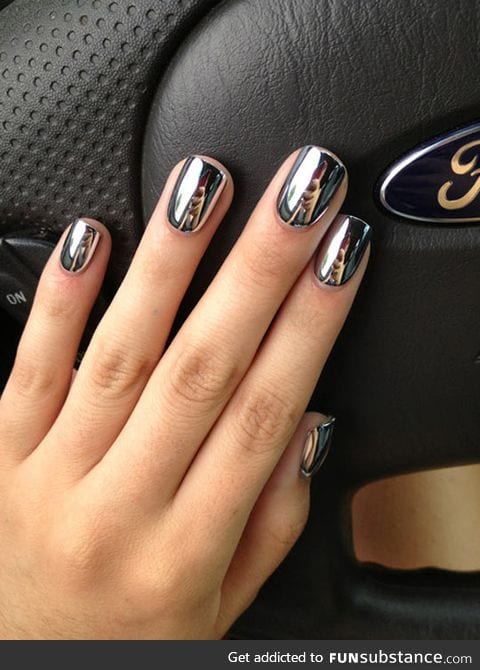 So much chrome she could download an extension