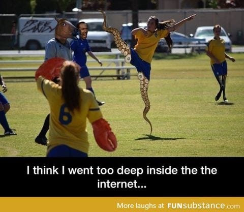 To deep into the internets
