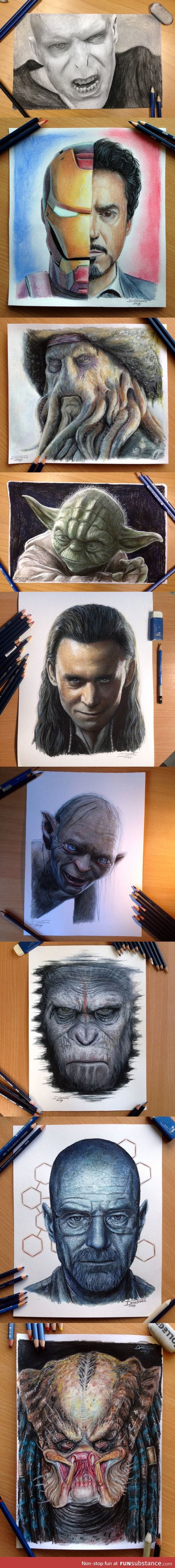 Pencil Drawings by Dino Tomic