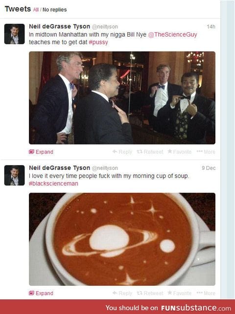 Black Science Man tweets
