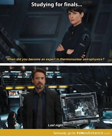 Last day studying for finals