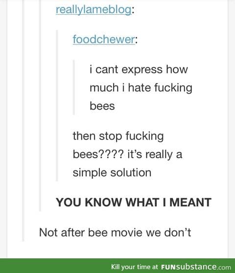 You never know these days