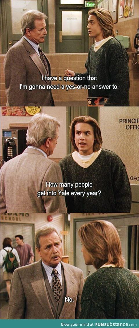 A yes or no answer