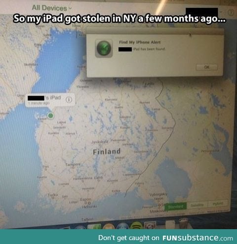 iPad got stolen