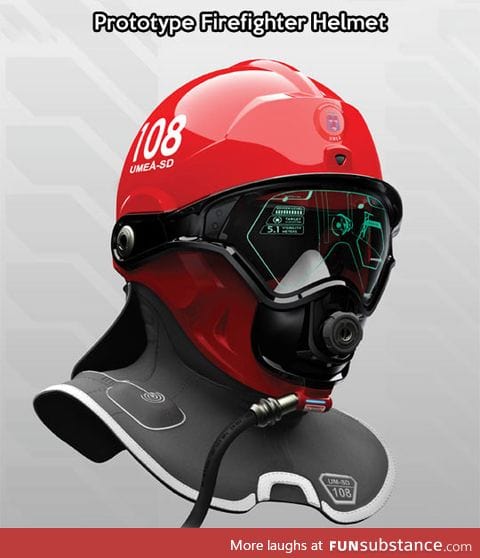 Future firefighter helmet