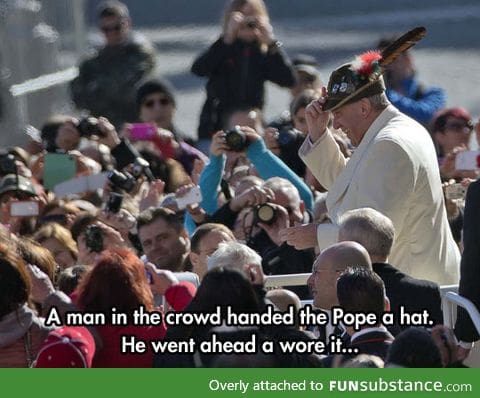 It is a pretty cool hat