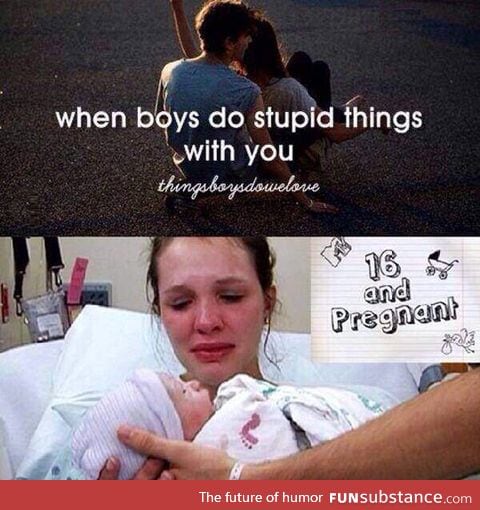 When boys do dumb things