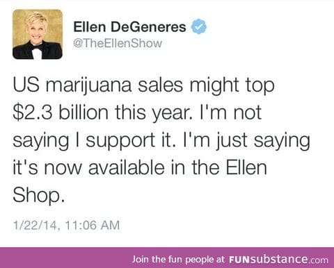 Ellen knows where to invest!