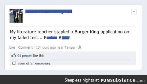 This teacher