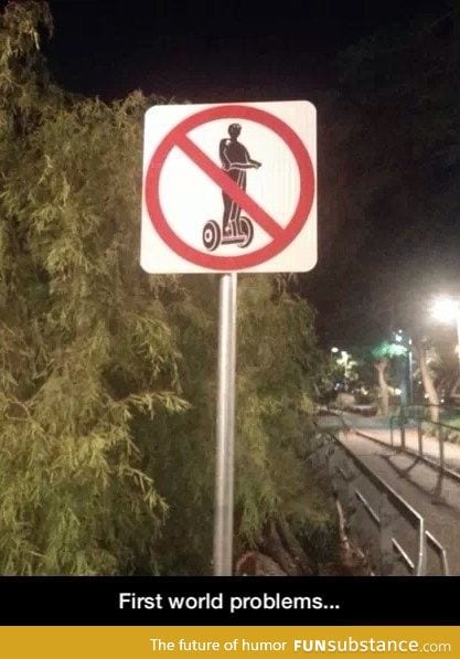 No segways