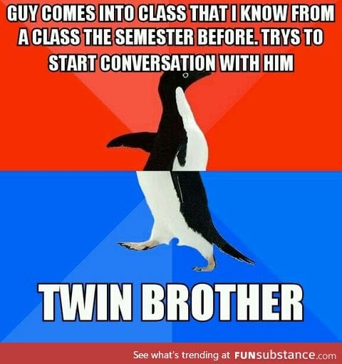 Well this happened yesterday.. Needless to say, he had no idea who I was