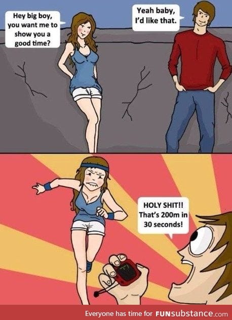 Show him a good time