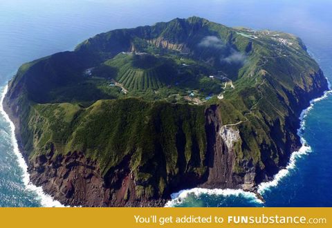 Volcano within a volcano - Aogashima, Japan