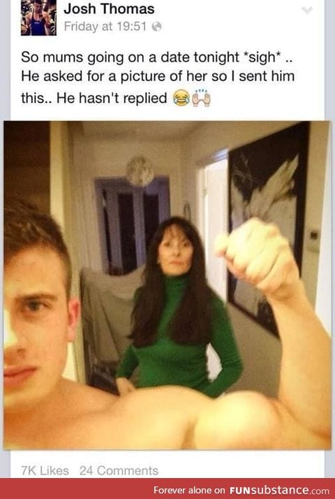 Plot Twist: The guy's the mum