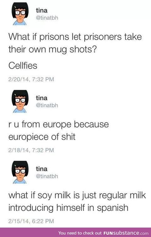 Tina's tweets