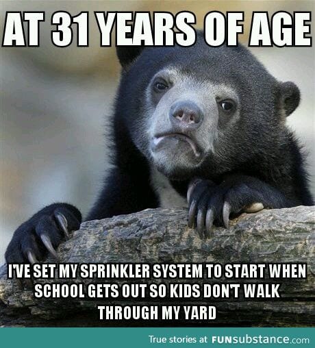 I'm officially a grumpy old man