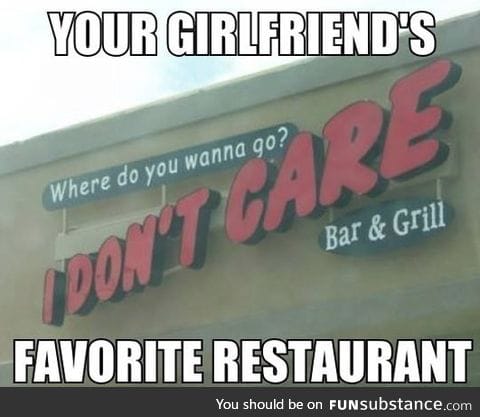 They serve her favorite dish too: Anything