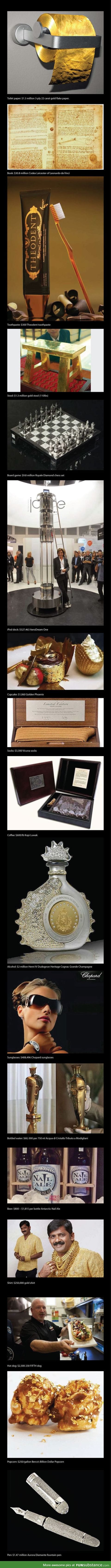 Expensive things