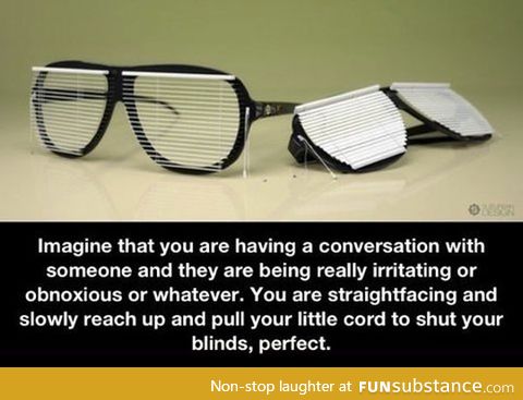 Just shut the blinds