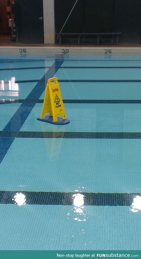 Someone put this out there before we started swim practice