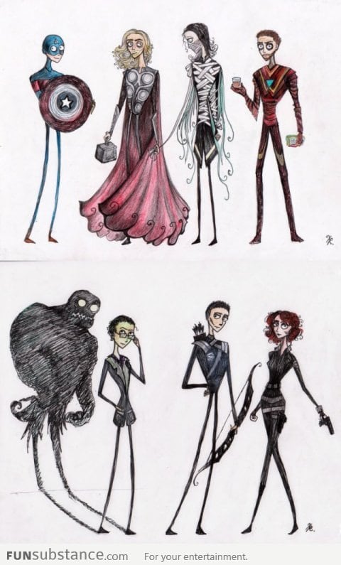 If Tim Burton made The Avengers