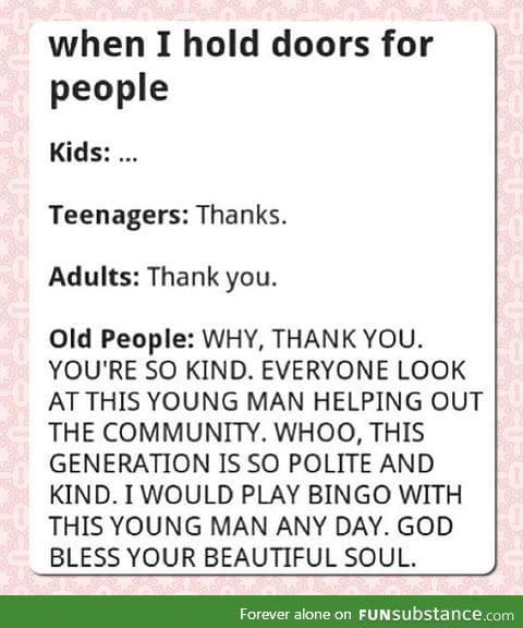 Being nice has its rewards