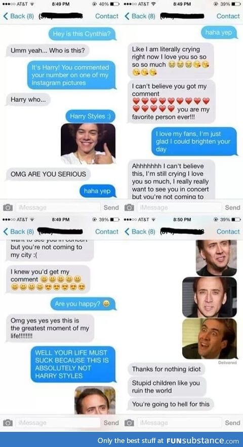 Harry Styles troll