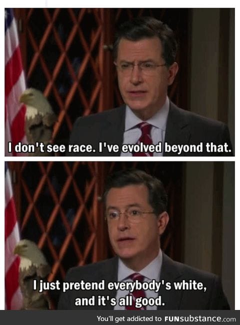 I don't see race