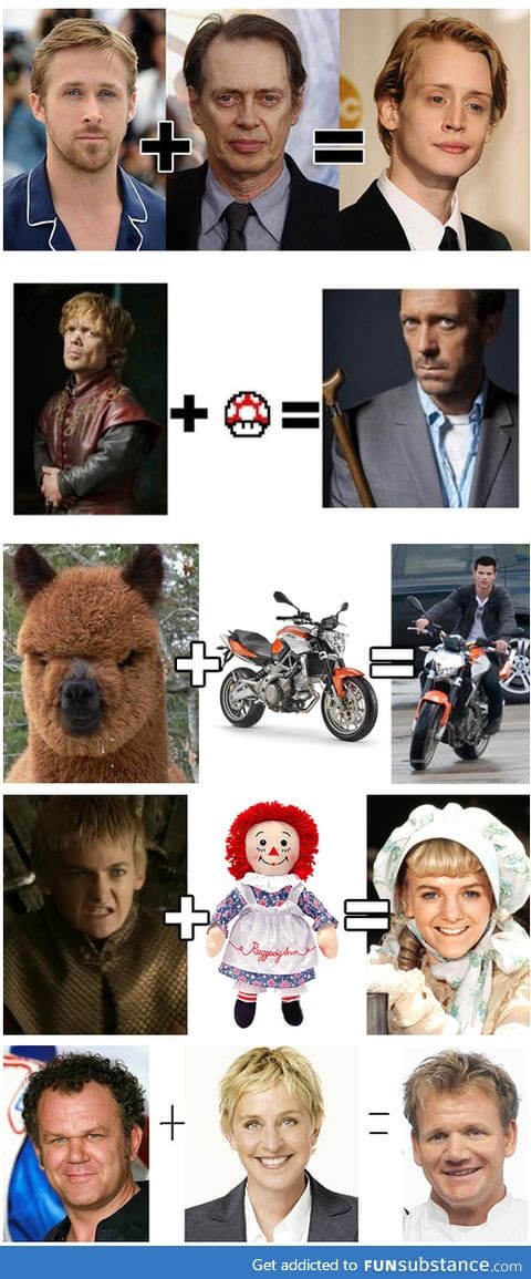 Freakishly accurate celebrity equations