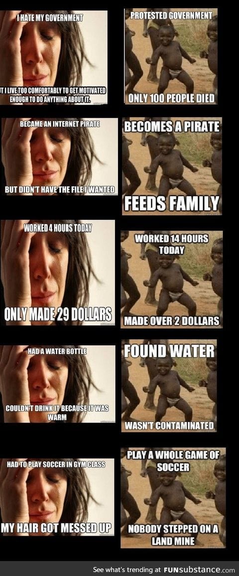 First world vs third world