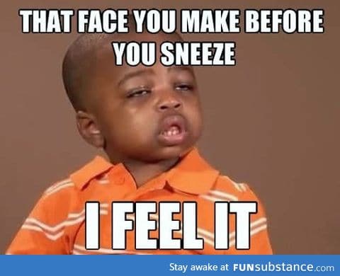 I feel it