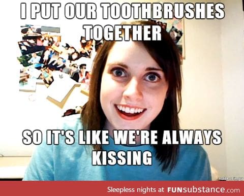 I live with my girlfriend and had this one dropped on me