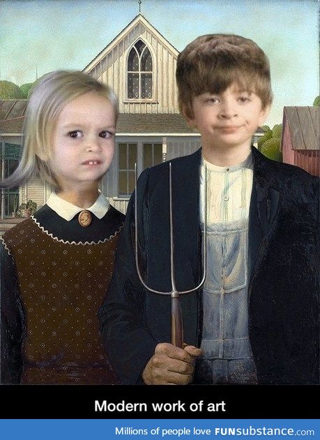 Modern works of art
