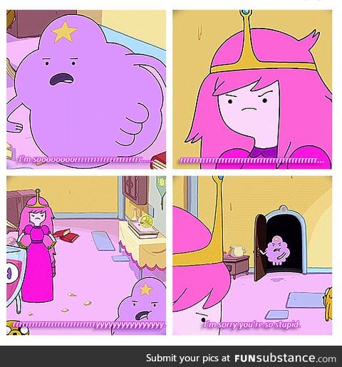 After being forced to apologize to someone
