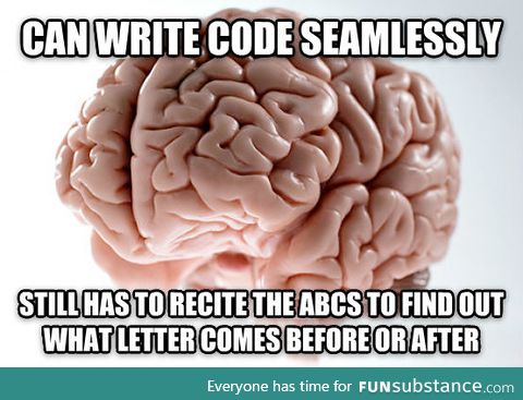 Sometimes I don't understand you at all, Brain