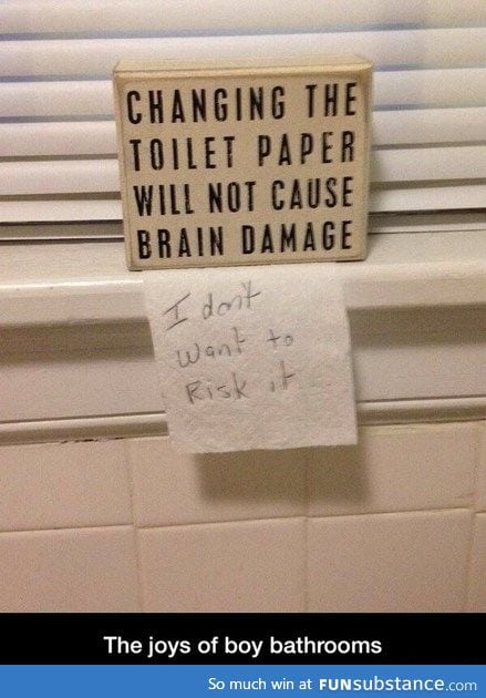Never take the risk