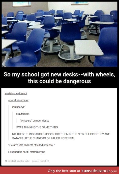 Satan's little chariots
