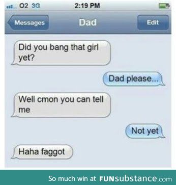 Texting w/ Dad