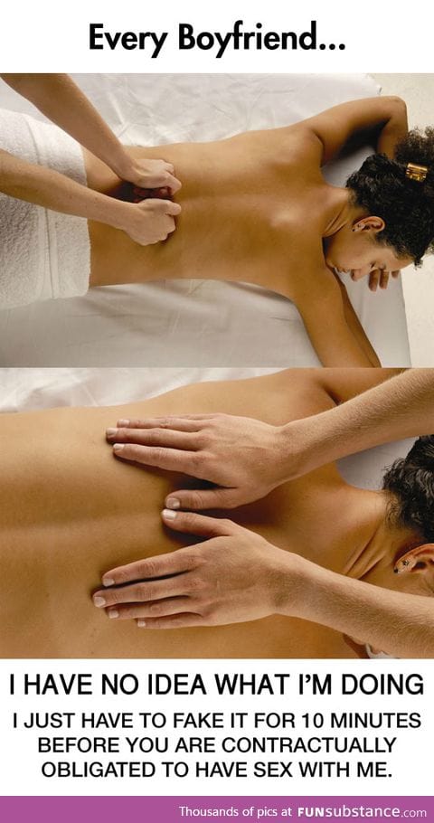 Let me rub your back for 20 seconds