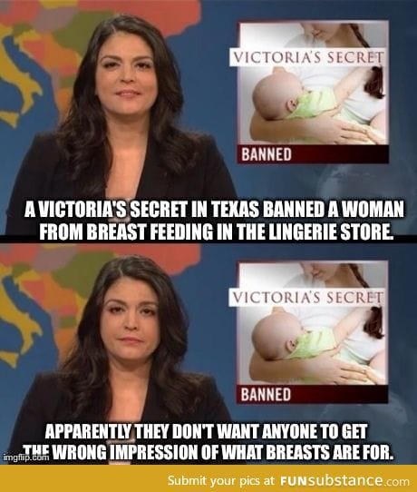 Breastfeeding in Victoria's Secret