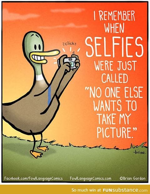 Selfies then